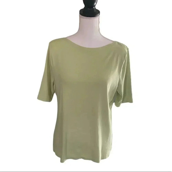 Charter Club Pima Cotton boatneck tee, size XL EUC - Picture 1 of 6